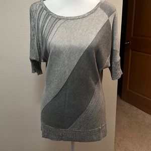 The Limited Gray Pattern Dohlman Sweater - M